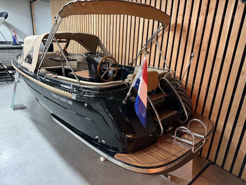 NwStaat! PRIMEUR 600 42PK KOELKST BOEGSCHR BIMINI Bj23 56uur, Watersport en Boten, Tender, Diesel, 0 cm, Primeur