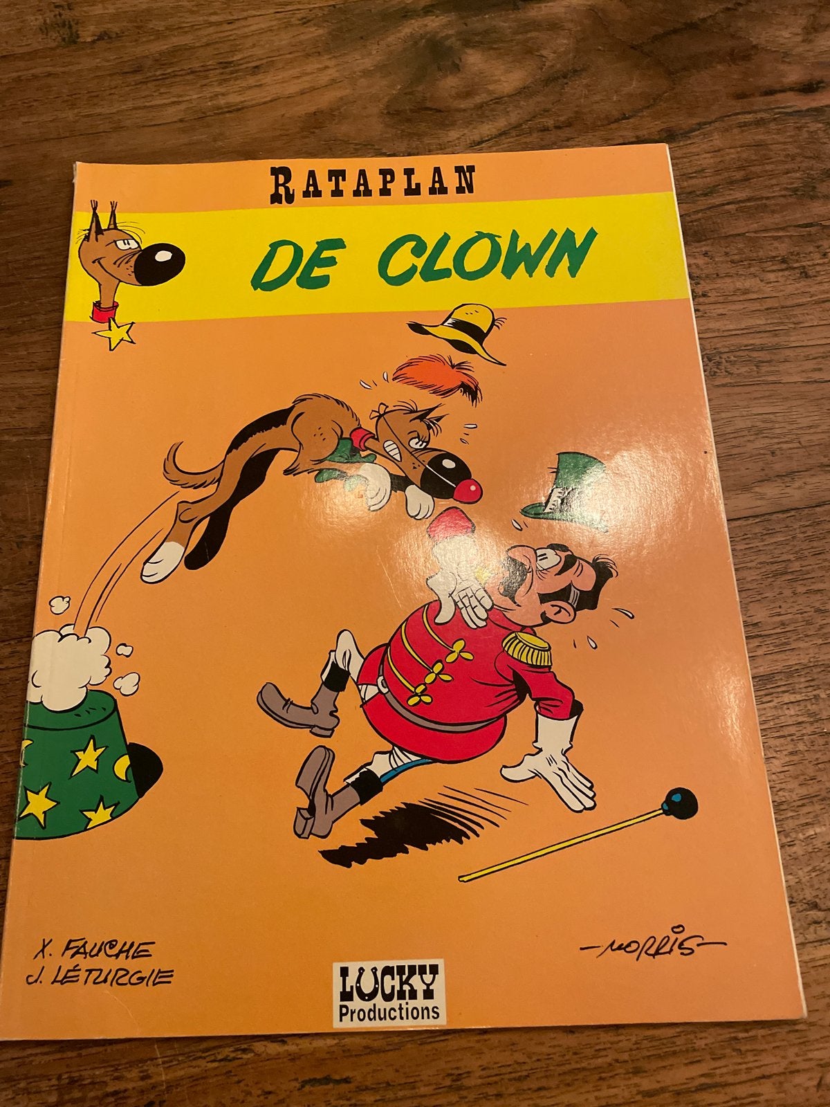 Rataplan De Clown - Lucky Productions Stripboek, Eén stripboek, Ophalen of Verzenden, Gelezen