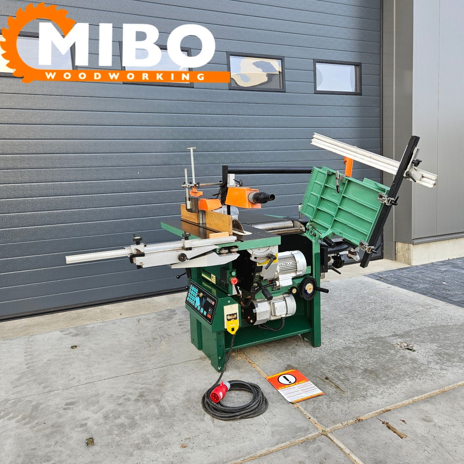 Combinatiemachine 5in1 ** Compact zaag frees schaaf boor
