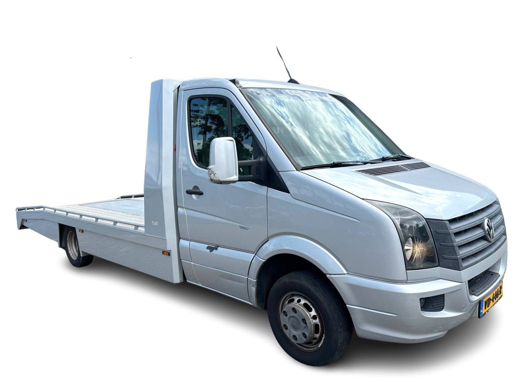 Volkswagen Crafter 46 2.0 TDI L3H1 AUTOTRANSPORTER *LUCHTVER, Auto's, Euro 5, Gebruikt, Zwart, 4 cilinders
