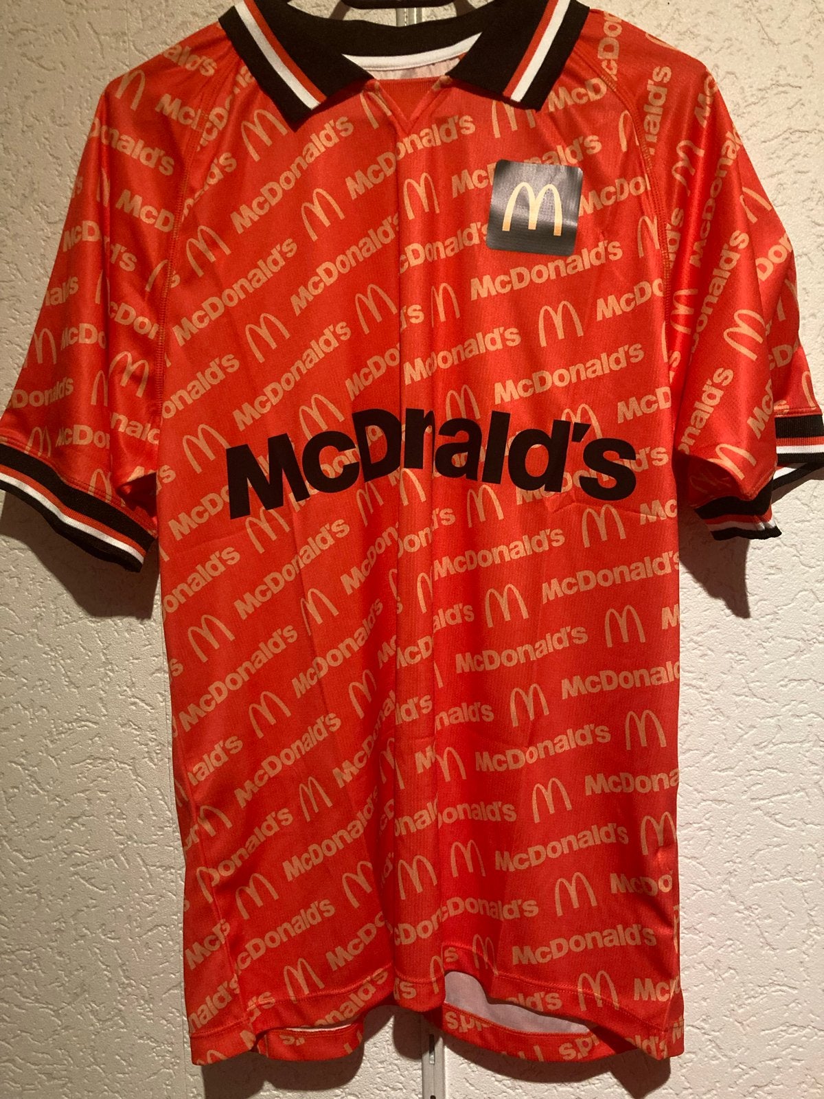 McDonald's Voetbalshirt - Uniek Design maat M, Maat 52/54 (L), Verzenden, Nieuw, Voetbal