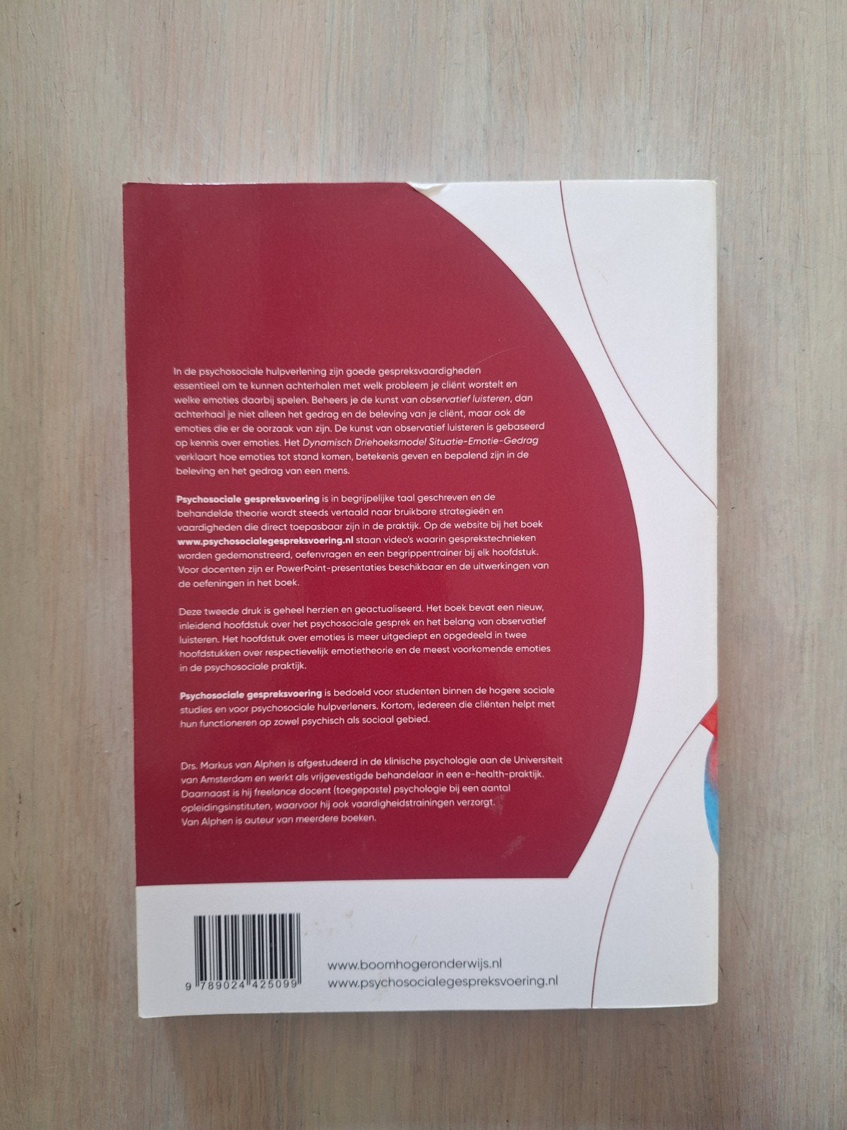 Markus van Alphen - Psychosociale gespreksvoering, Markus van Alphen, Ophalen of Verzenden, Zo goed als nieuw, Nederlands