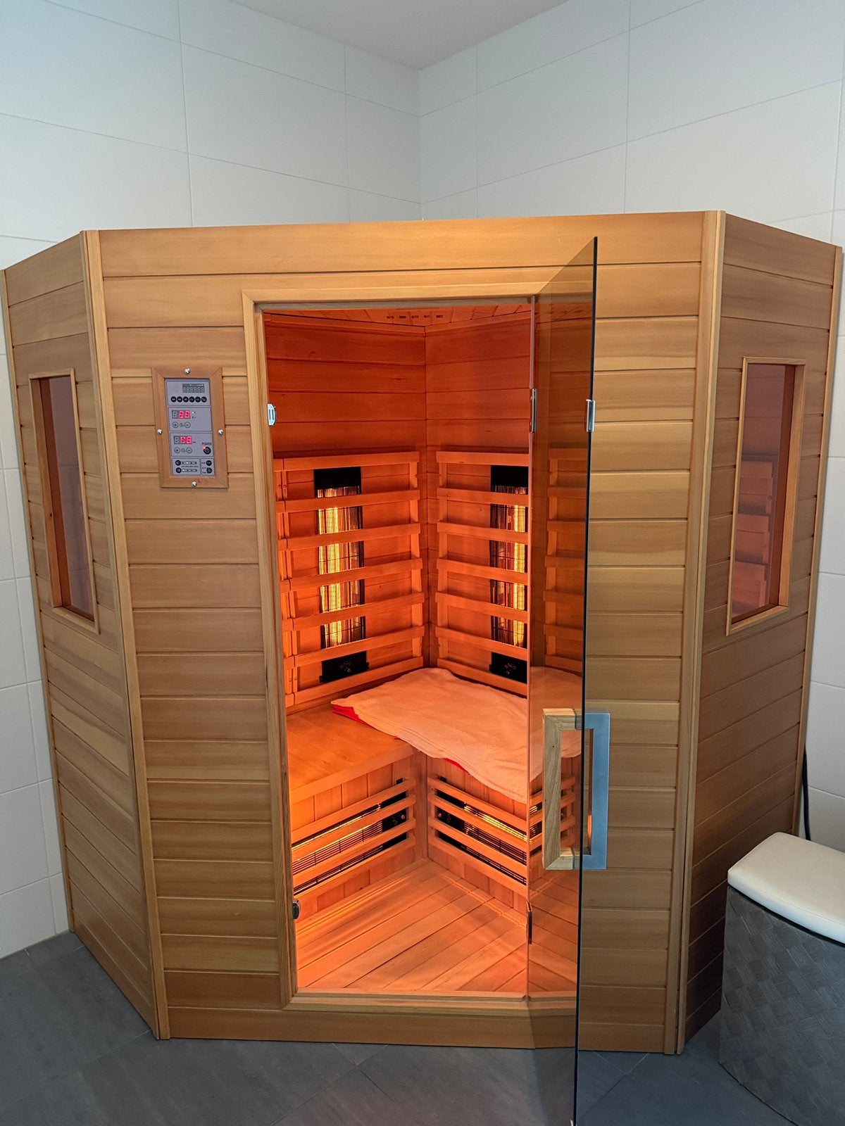 Te koop infrarood sauna, Ophalen, Zo goed als nieuw