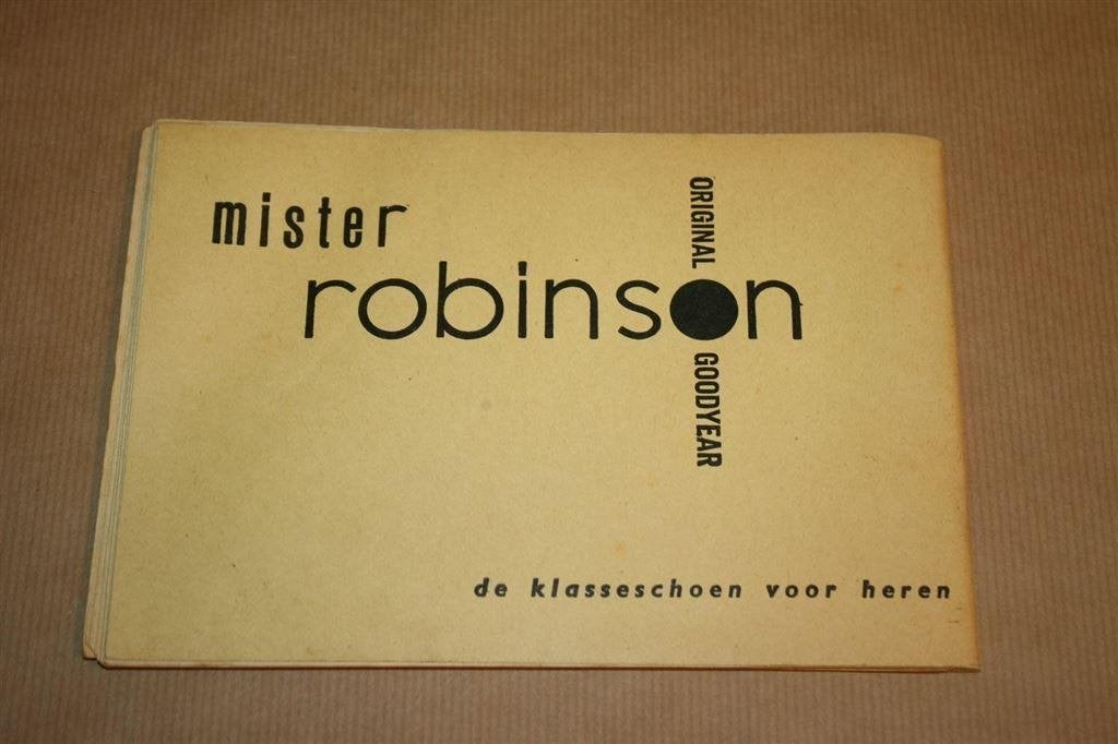 Mister Robinson en de jacht op de linker schoen - 1960, Eén stripboek, Ophalen of Verzenden, Gelezen