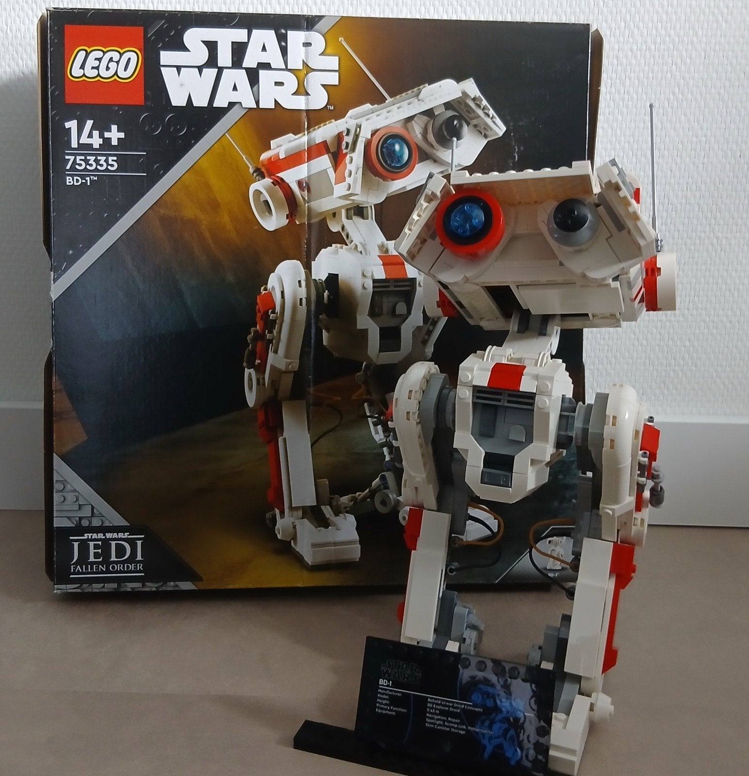 LEGO Star Wars BD-1 (75335) - Zo goed als nieuw, Ophalen of Verzenden, Zo goed als nieuw, Overige merken