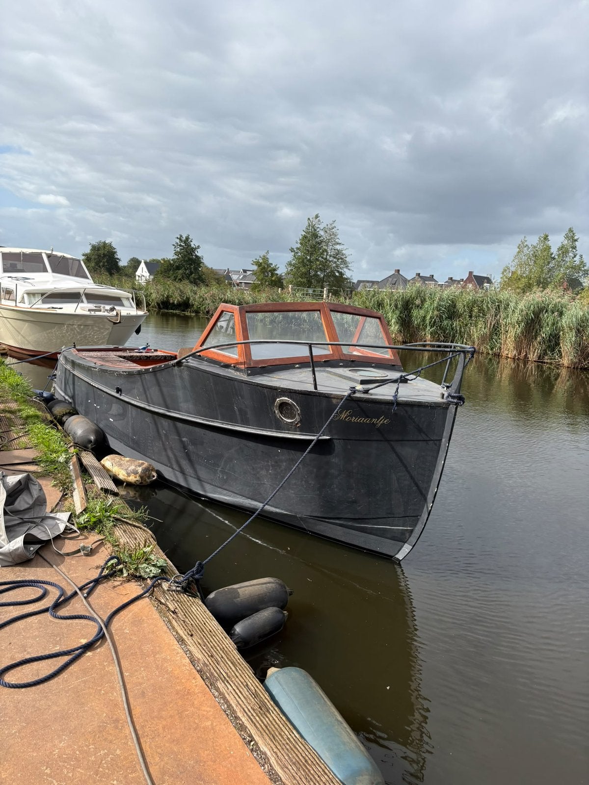 Nette klassieke bakdekkruiser te koop., Watersport en Boten, Gebruikt, Afdekzeil, Diesel, 8 m