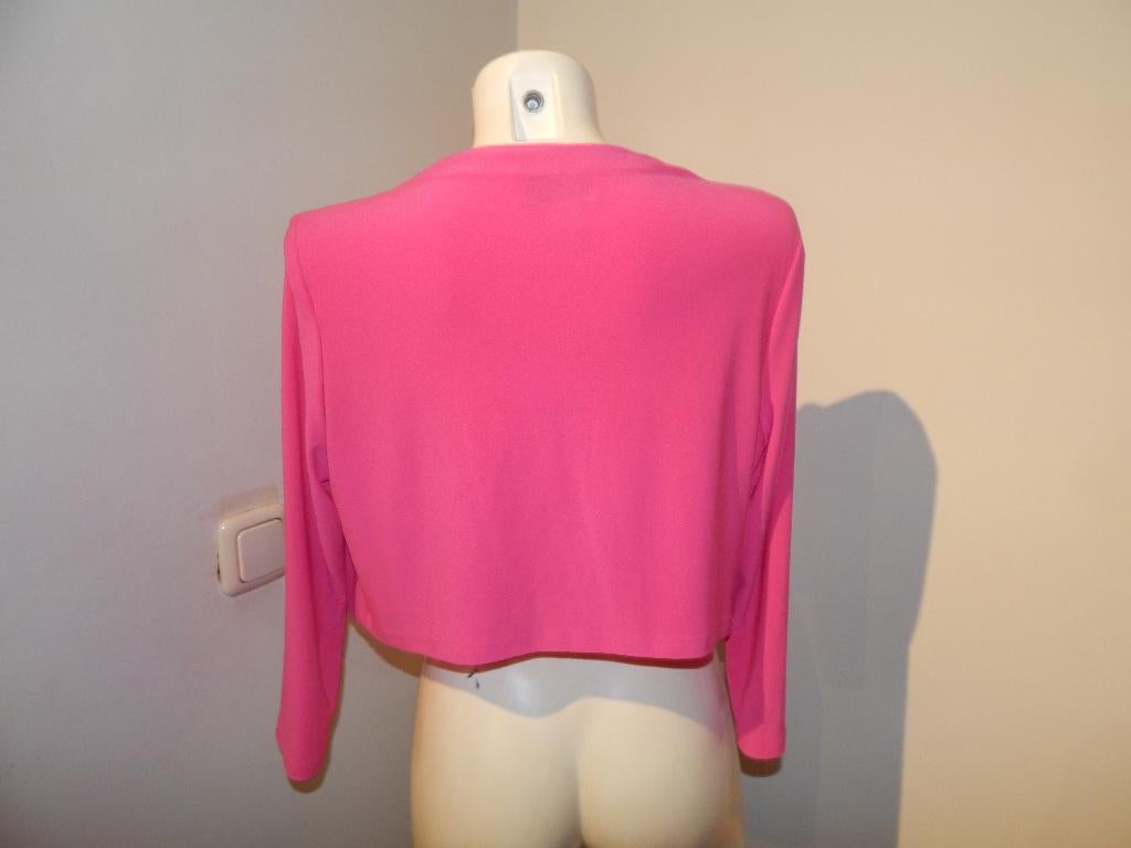 Joseph Ribkoff stretch vest jasje fucia cyclaam roze D40, Kleding | Dames, Maat 38/40 (M), Verzenden, Joseph Ribkoff, Zo goed als nieuw