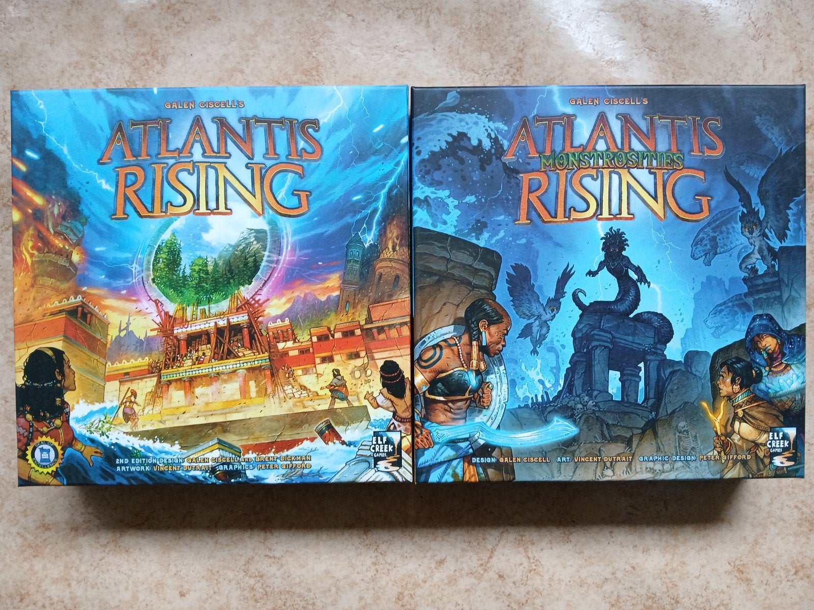 Atlantis Rising (2nd Edition) + Monstrosities uitbreiding, Ophalen of Verzenden
