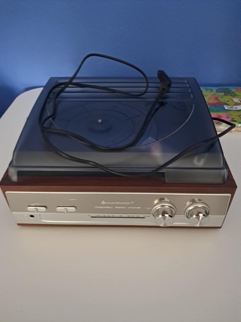 Retro soundmaster platenspeler, Ophalen, Zo goed als nieuw, Platenspeler, Overige merken