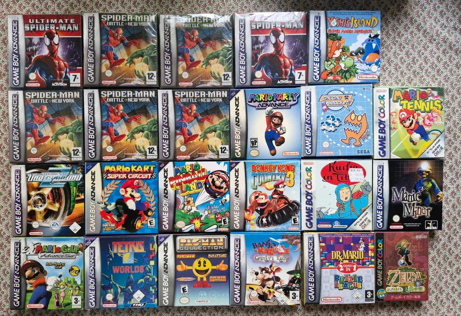 Nintendo gameboy spellen, 1 speler, Ophalen of Verzenden, Racen en Vliegen, Vanaf 3 jaar