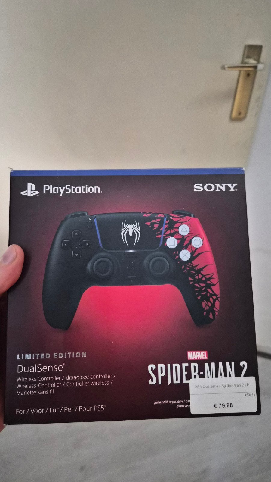 Ps5 duelsense controller spiderman limited edition SHELL, Ophalen of Verzenden, Controller