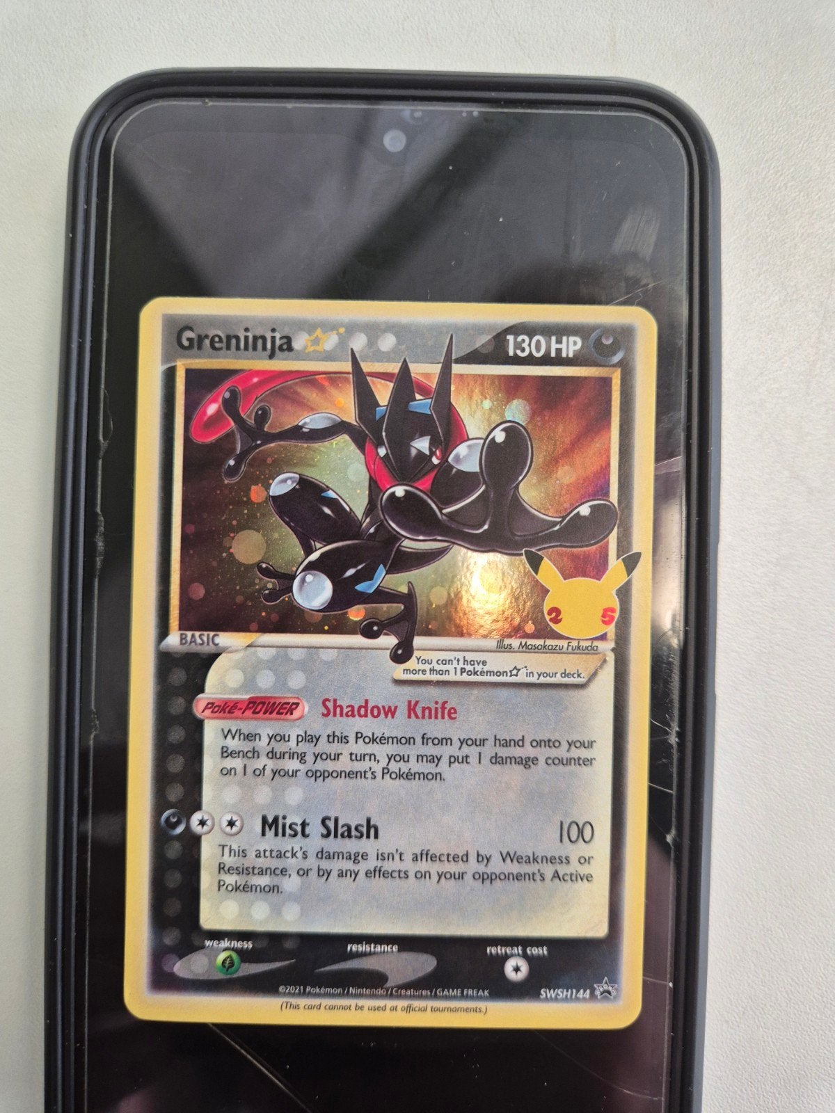 Pokémon Kaarten: Greninja en Umbreon, Ophalen of Verzenden, Zo goed als nieuw, Losse kaart