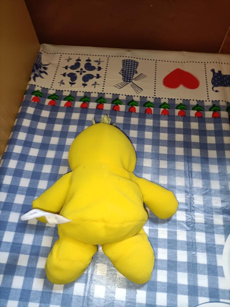 Daatje knuffel geel DA drogist Daatjes 19 cm groot, Ophalen of Verzenden, Zo goed als nieuw, Overige typen