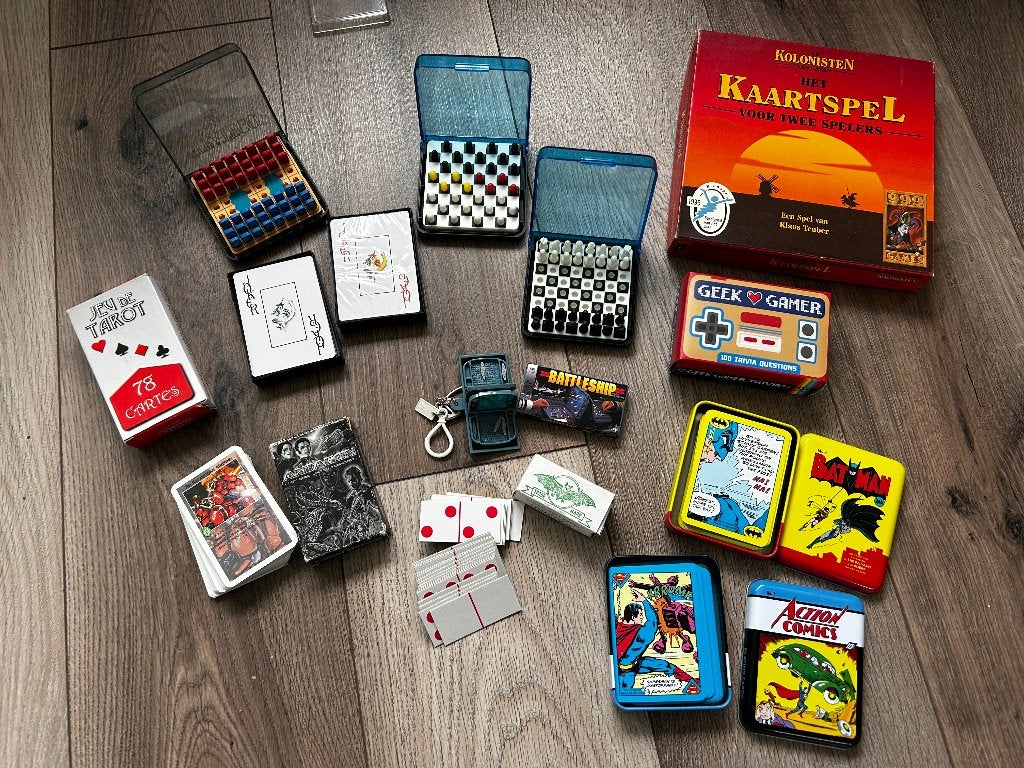 Diverse Reisspellen en Kaartspellen voor Vakantie, Een of twee spelers, Ophalen of Verzenden, Gebruikt, Reisspel