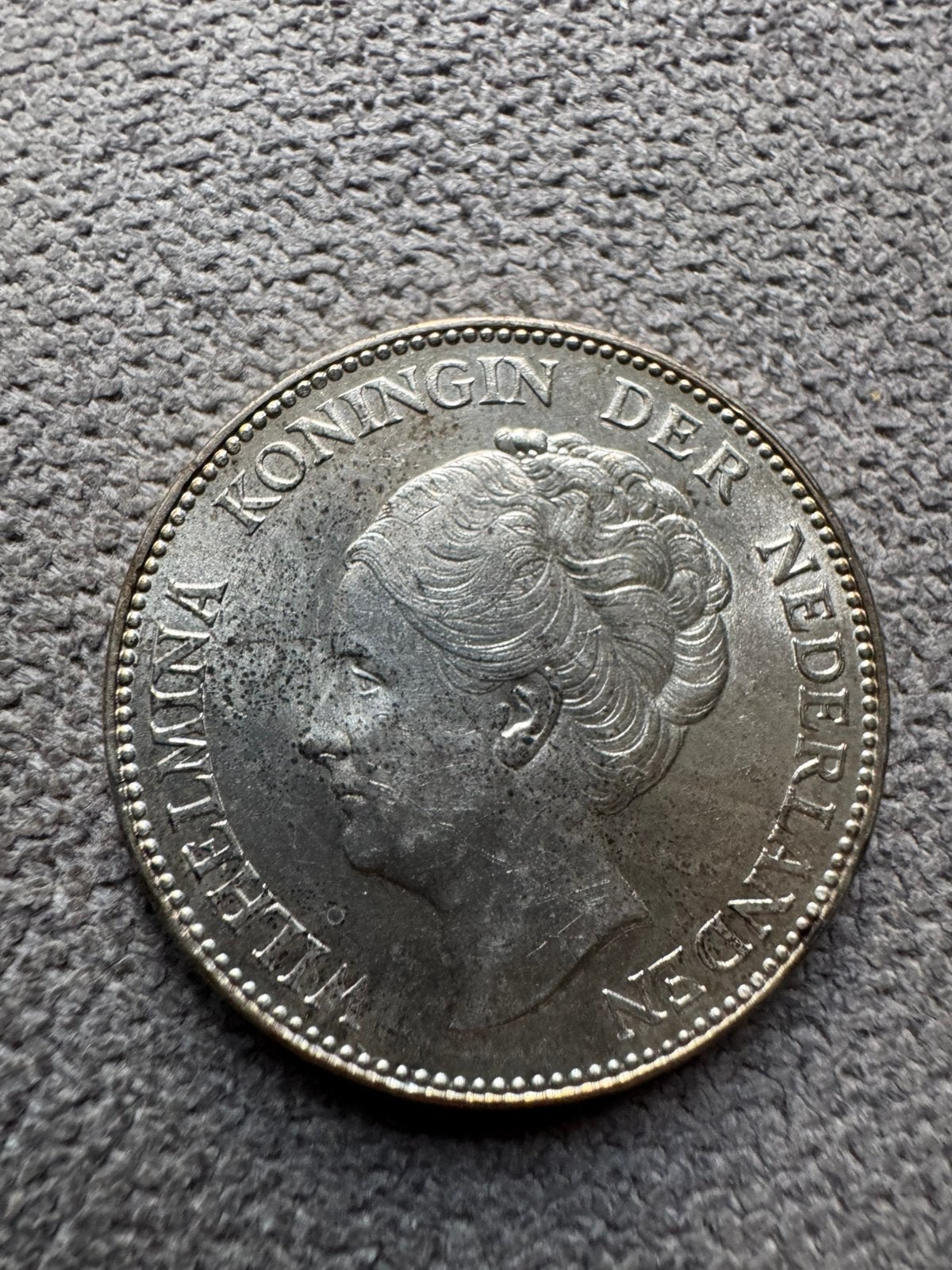 1 Gulden Koningin Wilhelmina 1939 Zilver, Postzegels en Munten, Munten | Nederland, 1 gulden, Zilver, Ophalen of Verzenden, Koningin Wilhelmina