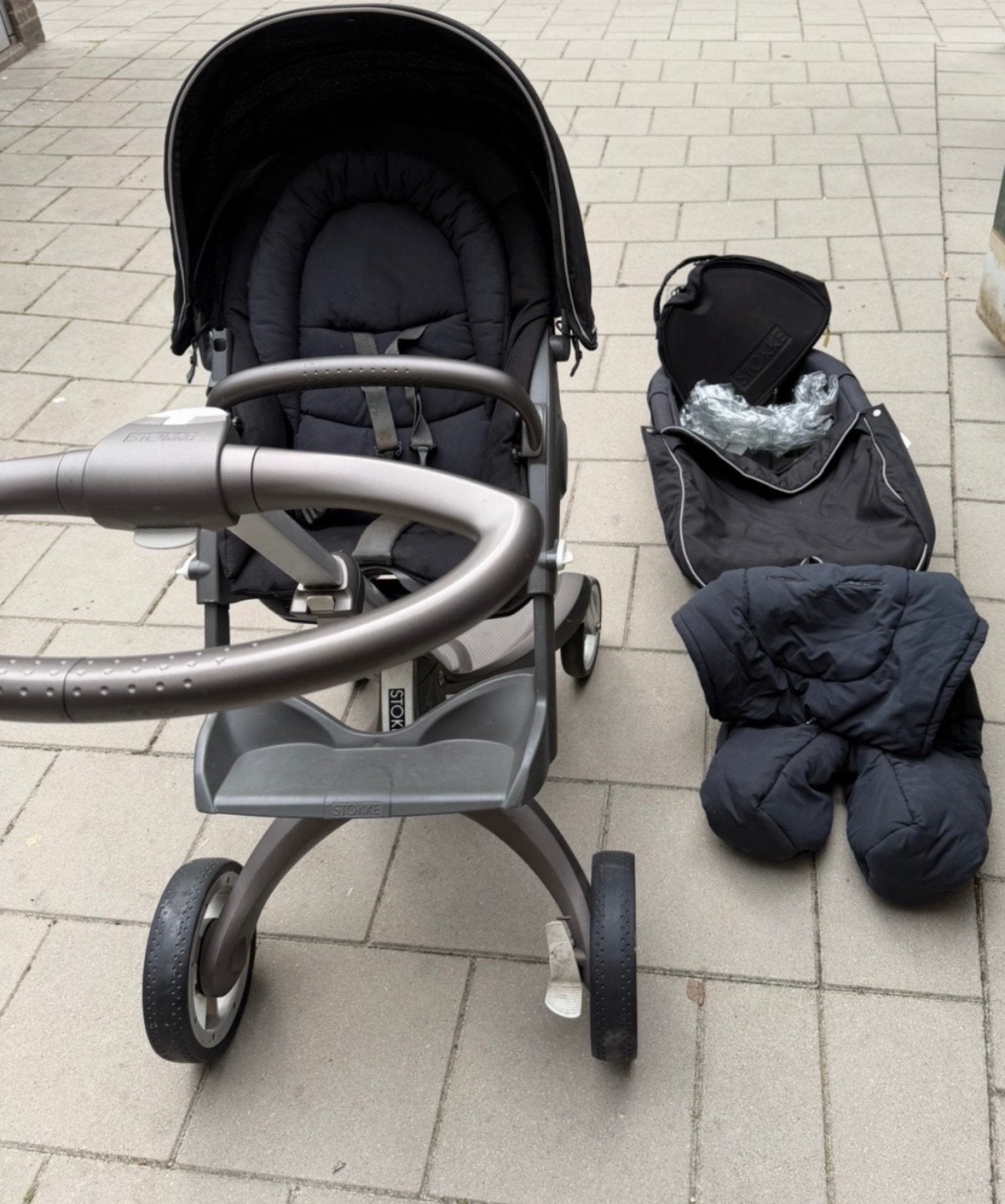 Kinderwagen, Gebruikt, Met reiswieg, Ophalen, Kinderwagen