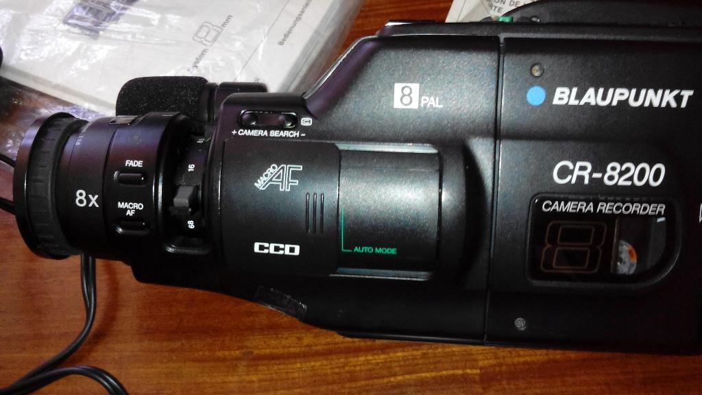 Blaupunkt videocamera analoog incl alle toebehoren, Audio, Tv en Foto, Videocamera's Analoog, Ophalen of Verzenden, VHS of SVHS