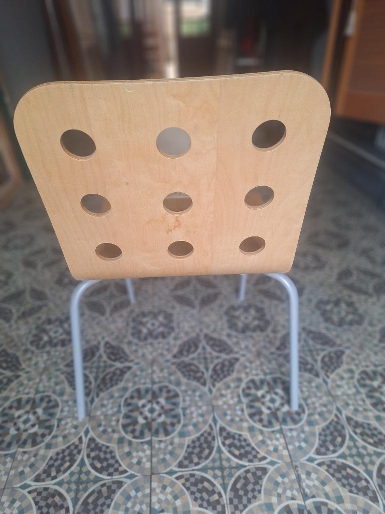 Eetkamerstoelen Ikea hout metaal, Ophalen, Gebruikt, Overige kleuren, Drie