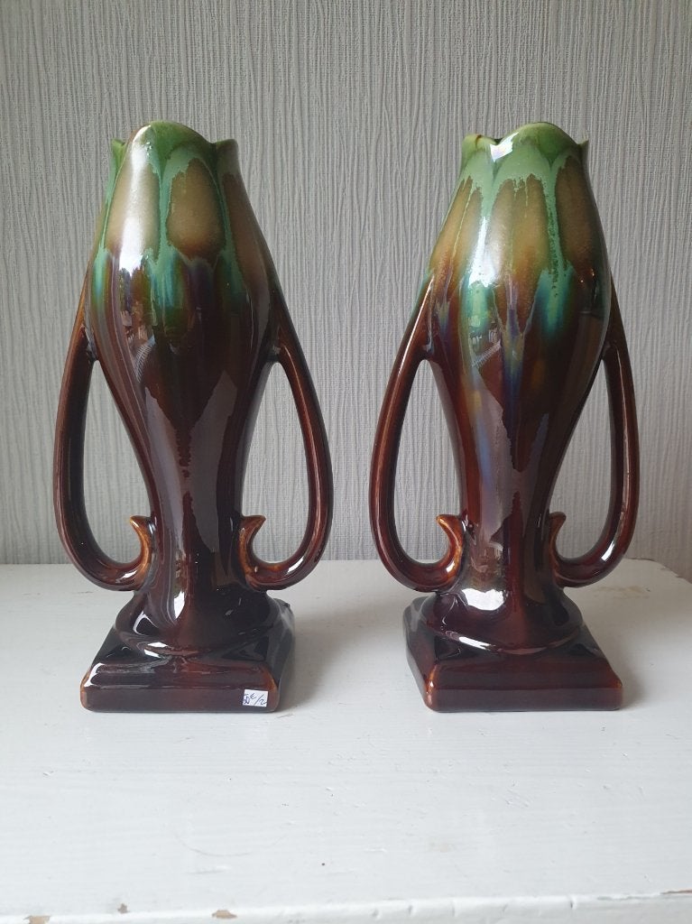 Prachtige Art Deco vazen Thulin (Model 30) – Perfecte staat!, Ophalen of Verzenden