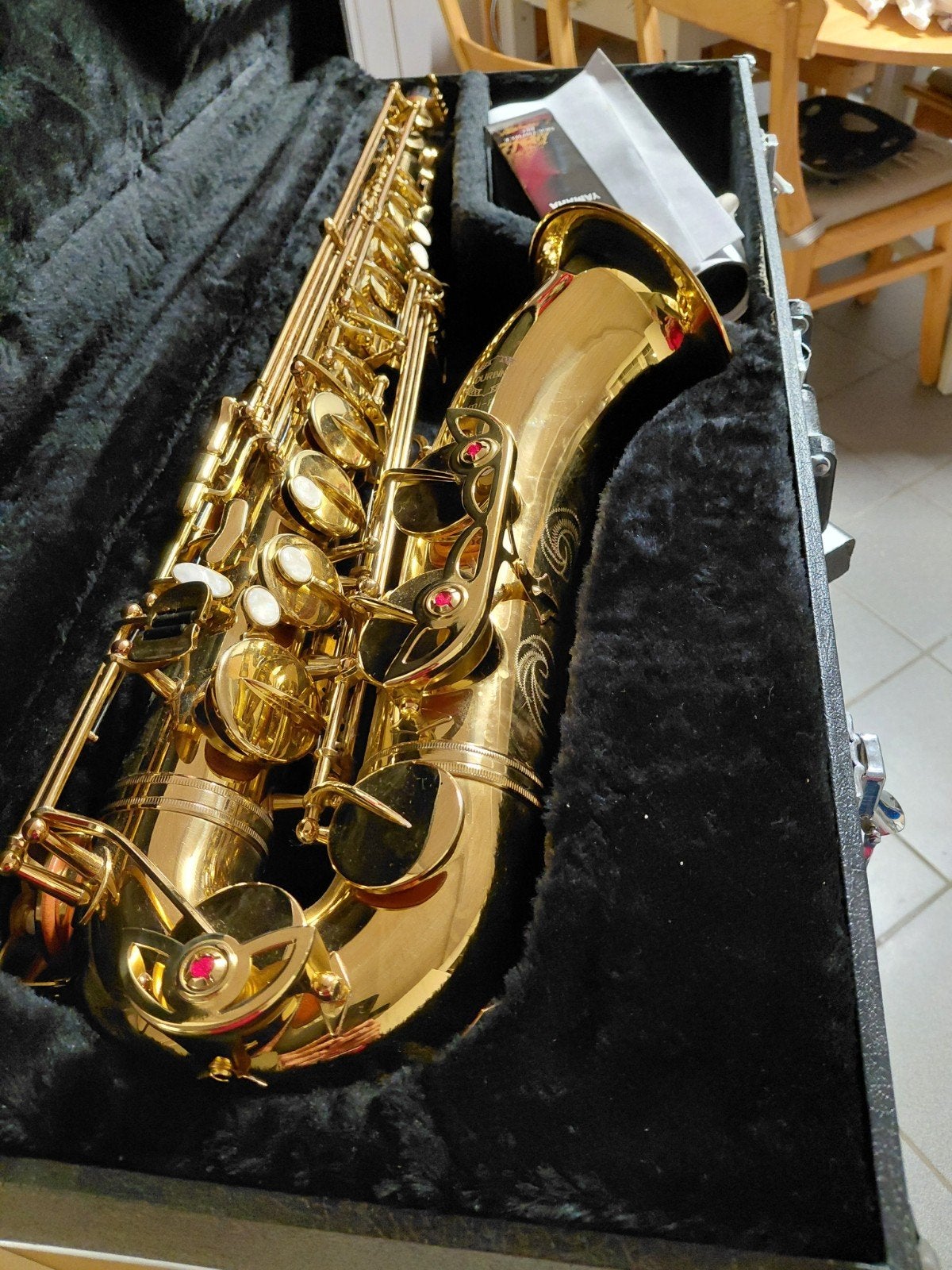 tenor saxofoon durbin semi pro met mondstuk yamaha, Muziek en Instrumenten, Ophalen, Tenor, Met koffer