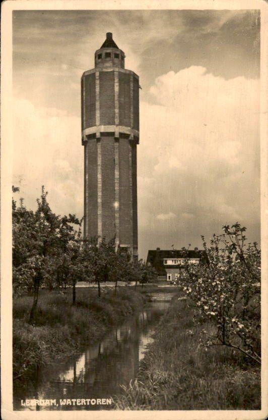 Leerdam - Watertoren, Ophalen of Verzenden, 1920 tot 1940, Gelopen, Utrecht