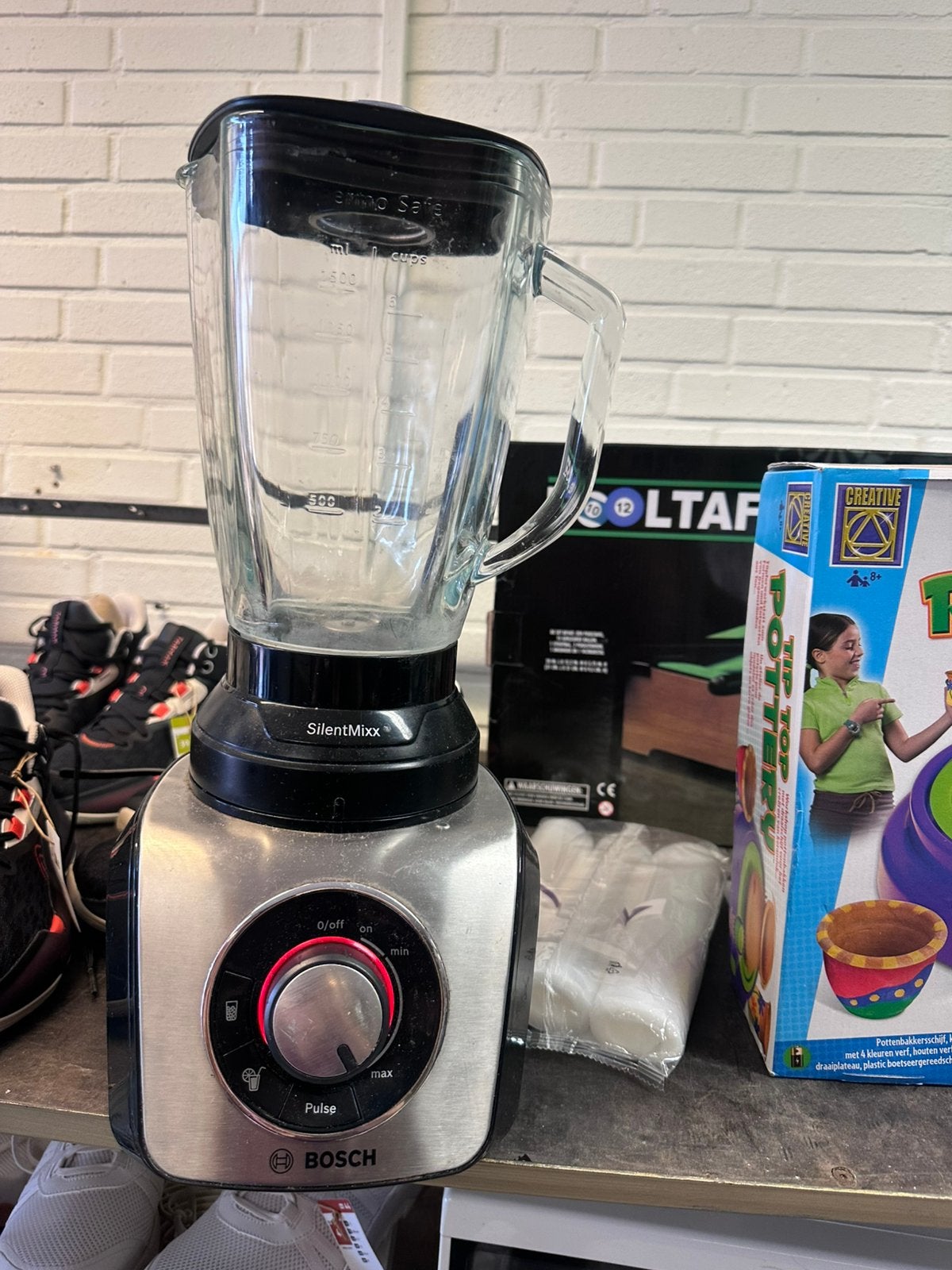 Bosch SilentMixx blender €35, Ophalen, Zo goed als nieuw, Blender