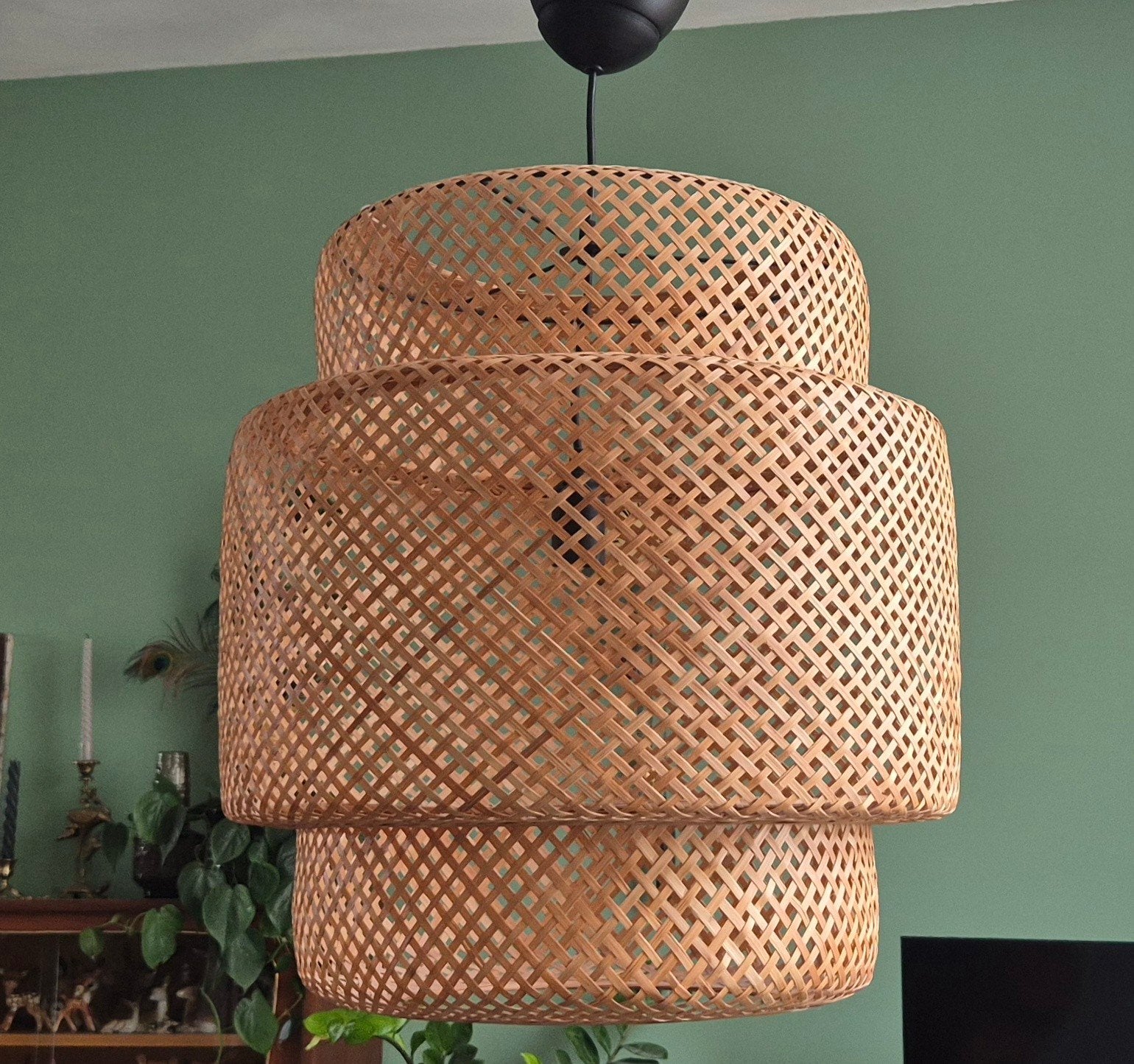 Bamboe hanglamp Ikea Sinnerlig, Huis en Inrichting, Lampen | Hanglampen, Ophalen