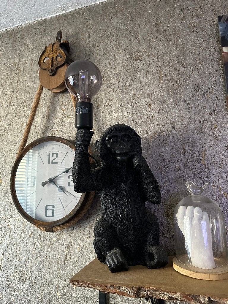 Apen lamp, Overige typen, Zo goed als nieuw, Zwart, E27 (groot)