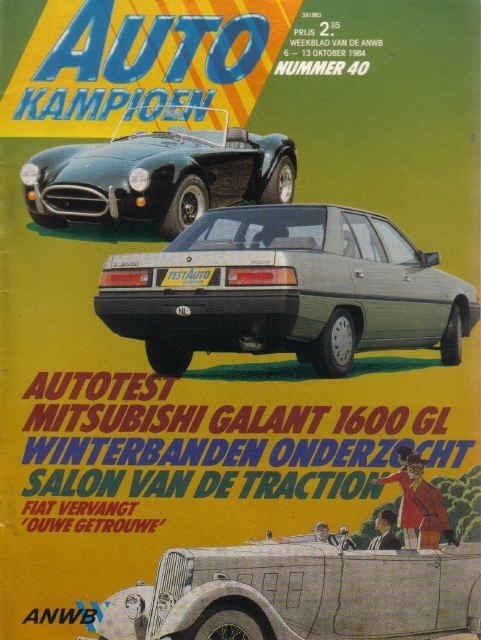 Autokampioen 40 1984 : AC Cobra - Alfa Romeo - Mitsubishi, Ophalen of Verzenden, Gelezen, Algemeen