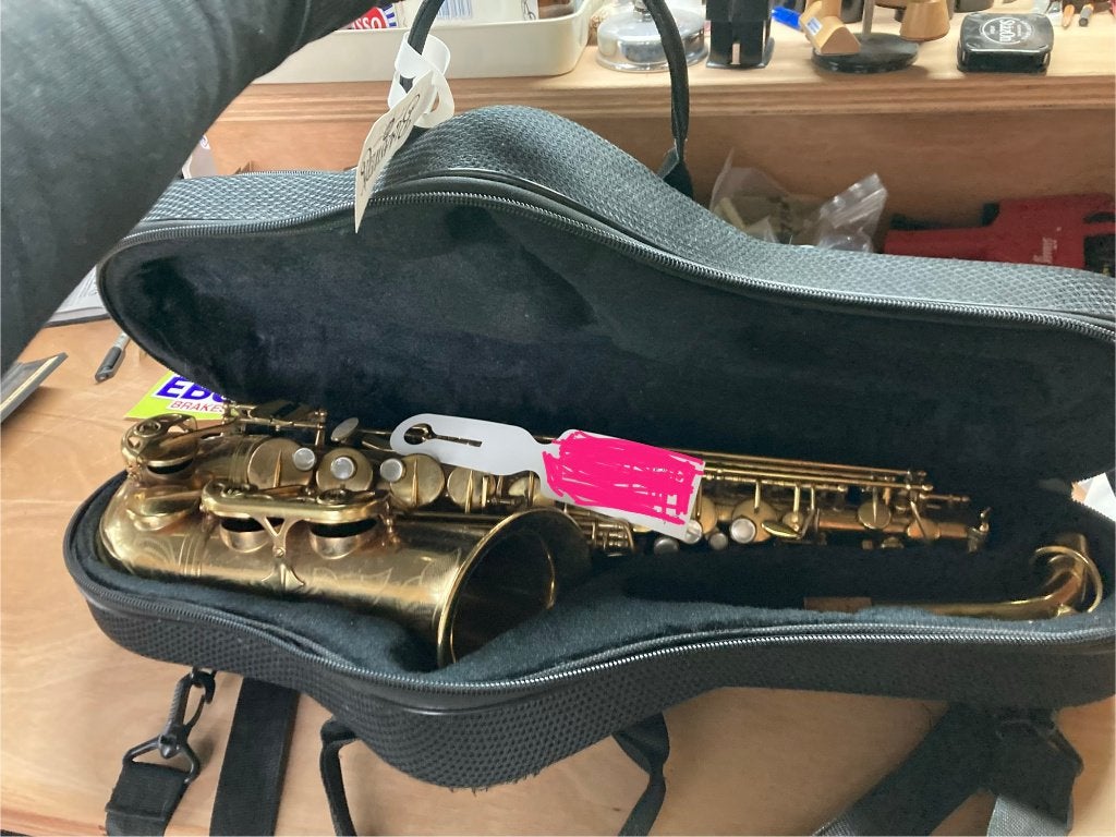 Selmer Alt-Saxofoon, Muziek en Instrumenten, Ophalen, Gebruikt, Alt, Met koffer