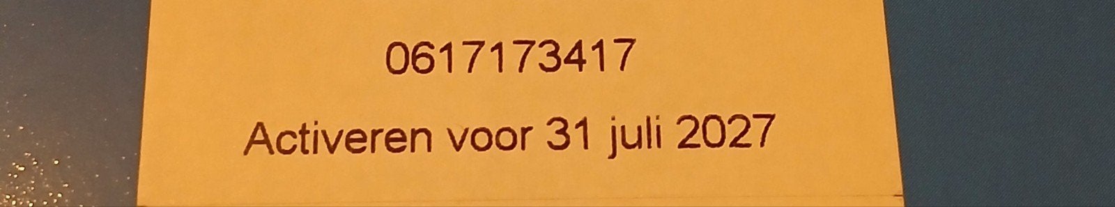 MOOI NUMMER 06-17-17-34-17, Ophalen of Verzenden, Nieuw, KPN, Simkaart