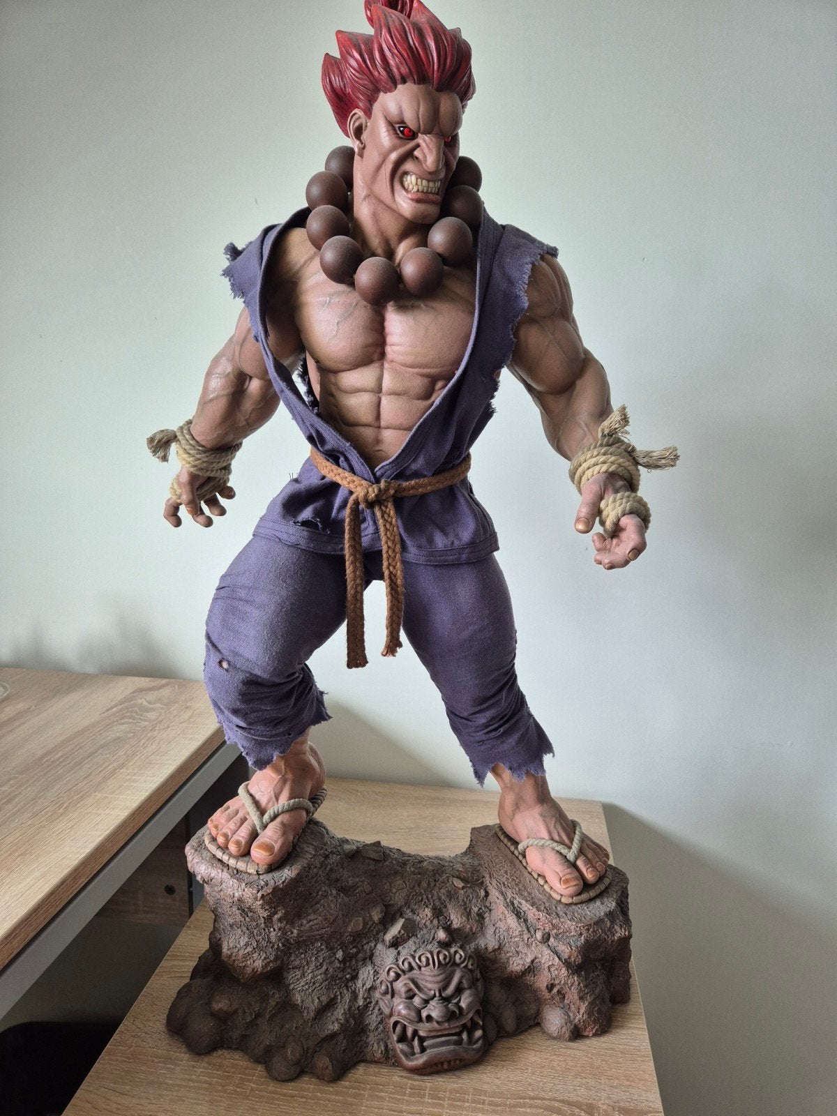 PCS Street Fighter Akuma Collectible 1:3 Statue - PCS, Ophalen of Verzenden, Zo goed als nieuw