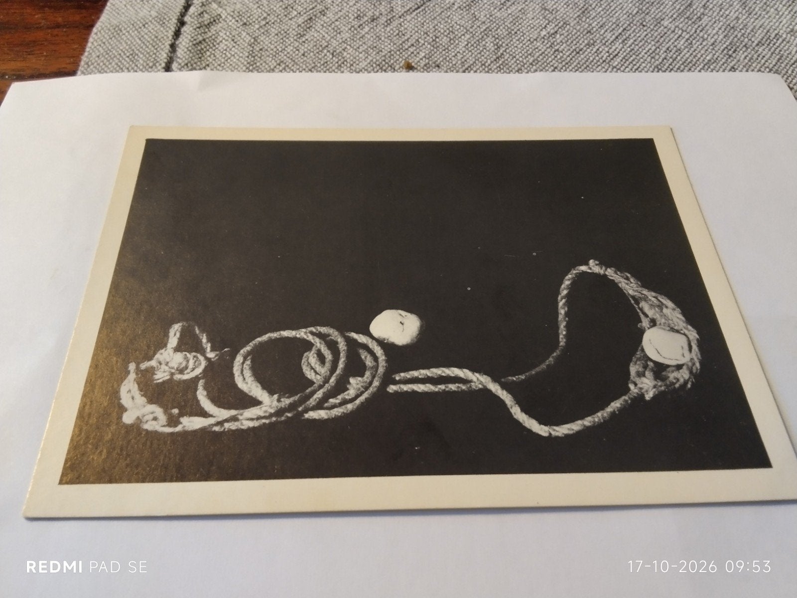 Oude foto ANSICHT van een slinger, Bijbels Museum Amsterdam, Gebruikt, Foto, Ophalen of Verzenden, Voor 1940