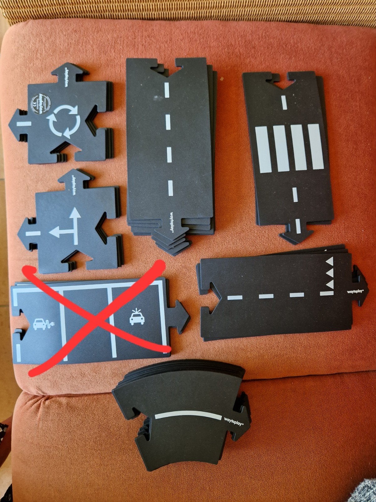 Waytoplay flexibele autobaan - Grote set, Ophalen of Verzenden, Gebruikt