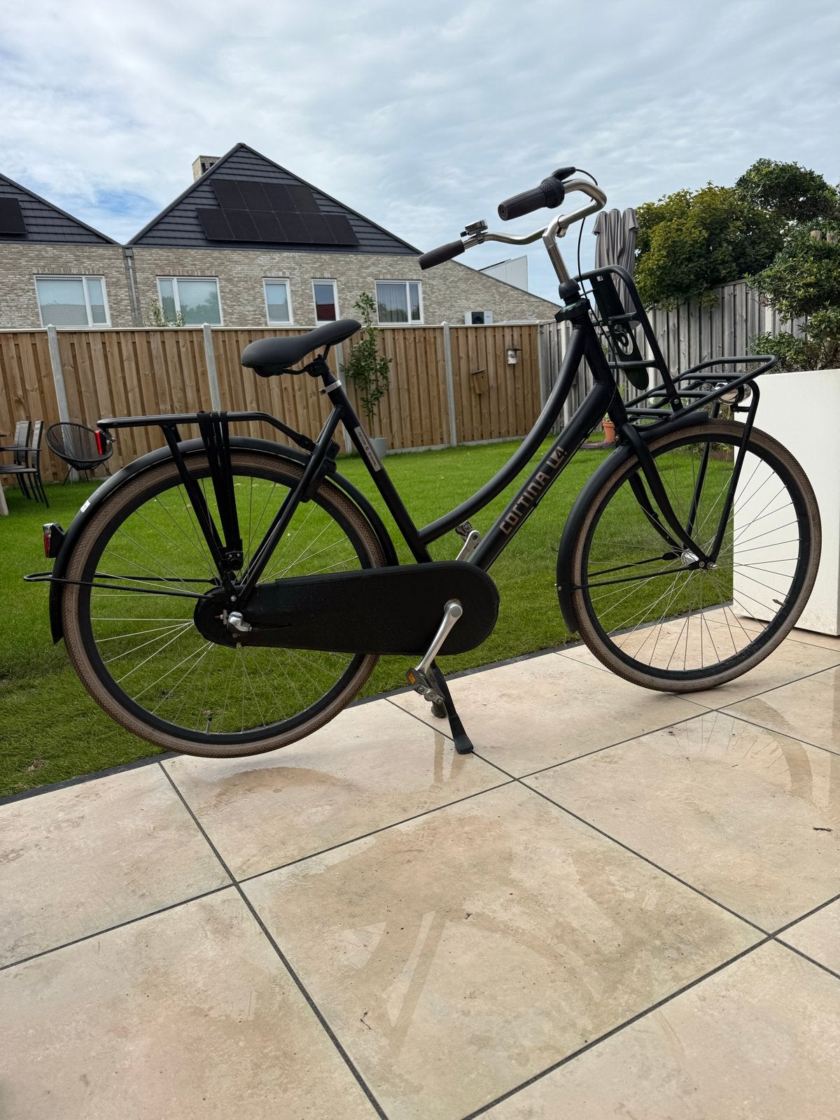 Cortina U4 Damesfiets Framemaat 50 zwart - zo goed als nieuw, Terugtraprem, Versnellingen, Zo goed als nieuw, 50 tot 53 cm