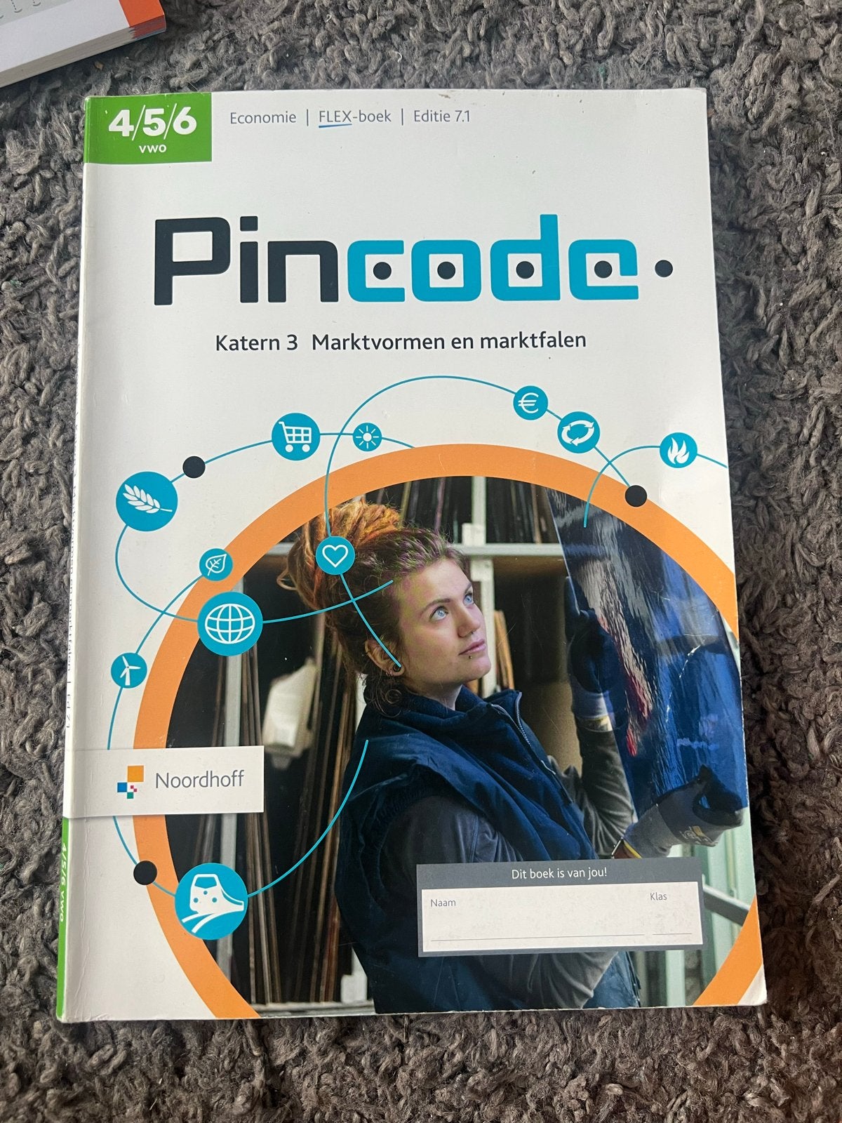 Pincode Economie FLEX-boek Katern 3 VWO 4/5/6, Ophalen of Verzenden, Gamma, Gelezen, Overige niveaus