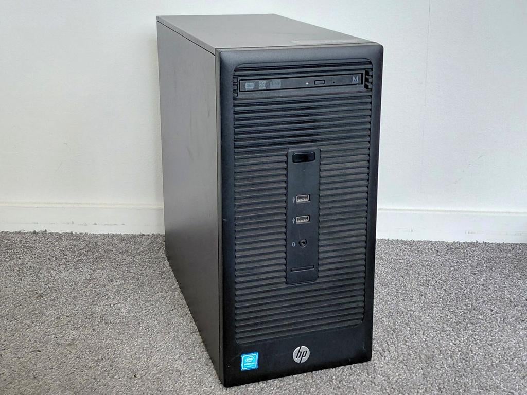 HP PC voor thuis of werk - 120GB SSD, Windows + Office, Computers en Software, Desktop Pc's, Ophalen, Hp, Gebruikt, SSD
