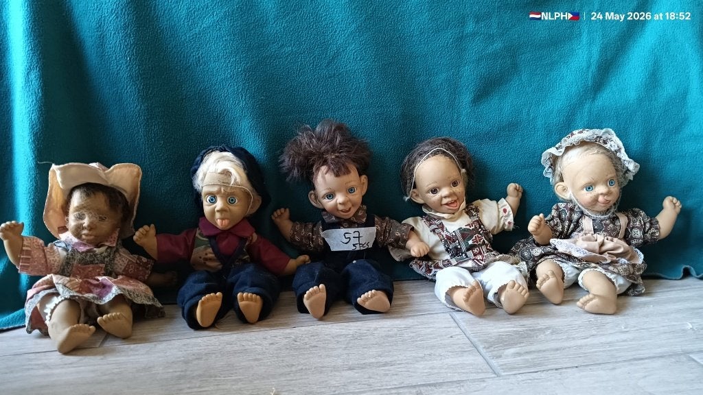 Karakterpoppen Babypoppen (5x) 30cm (Jaren 80/90), Verzamelen, Poppen, Ophalen, Gebruikt, Pop