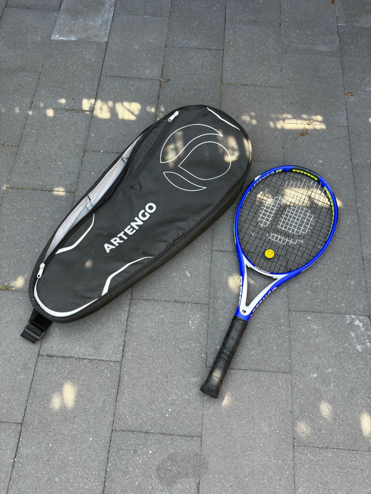 Artengo tennisracket met hoes, Zo goed als nieuw, Racket, L3, Ophalen