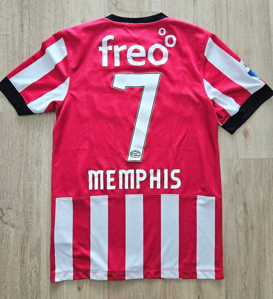 PSV voetbalshirt 2014-15 Memphis Depay (S), Verzamelen, Sportartikelen en Voetbal, Ophalen of Verzenden, Gebruikt, PSV, Shirt