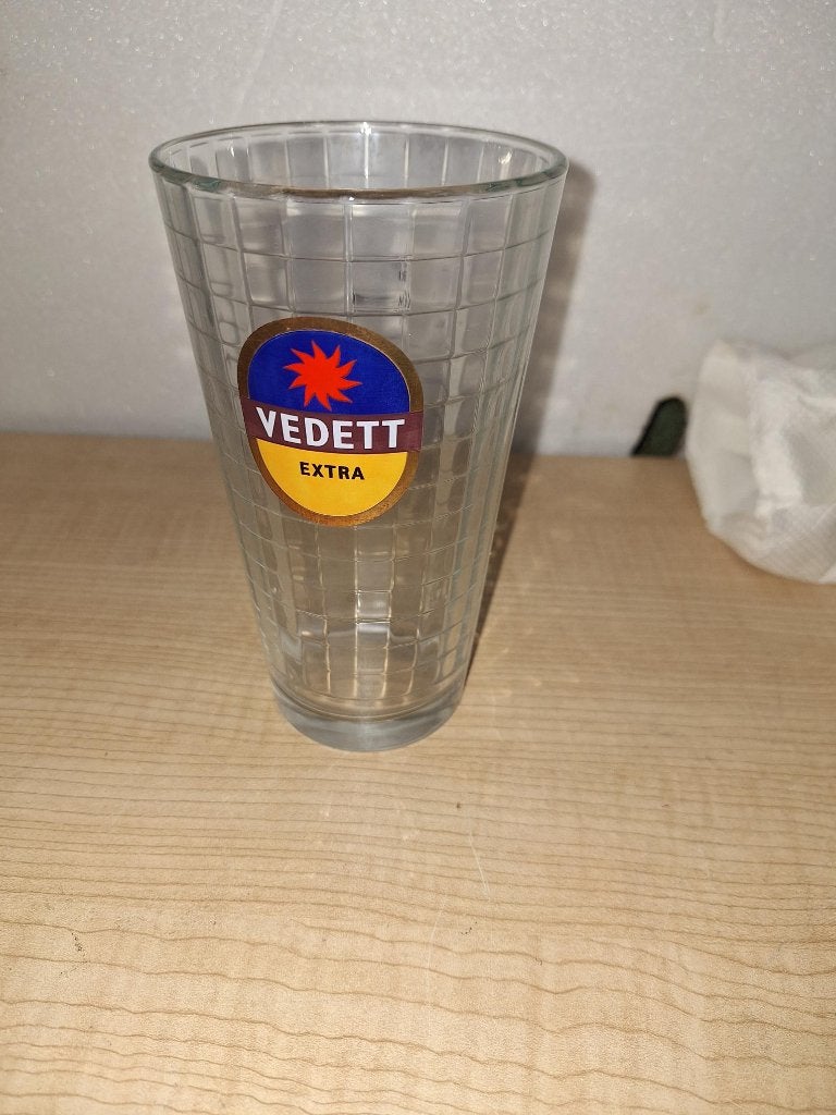 glas Vedett extra, Glas of Glazen, Ophalen of Verzenden, Overige stijlen, Glas