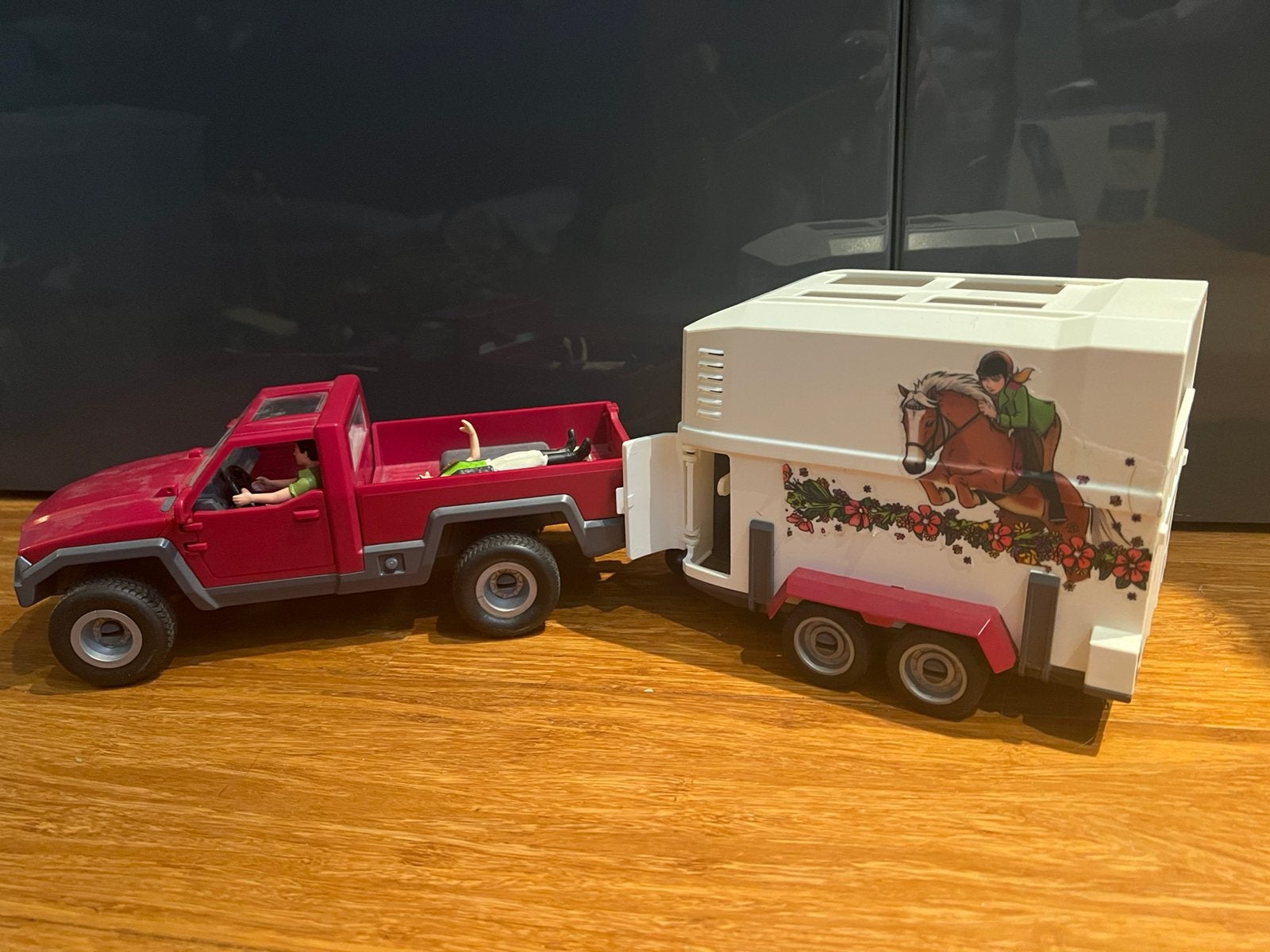 Schleich trailer set, Ophalen of Verzenden, Zo goed als nieuw