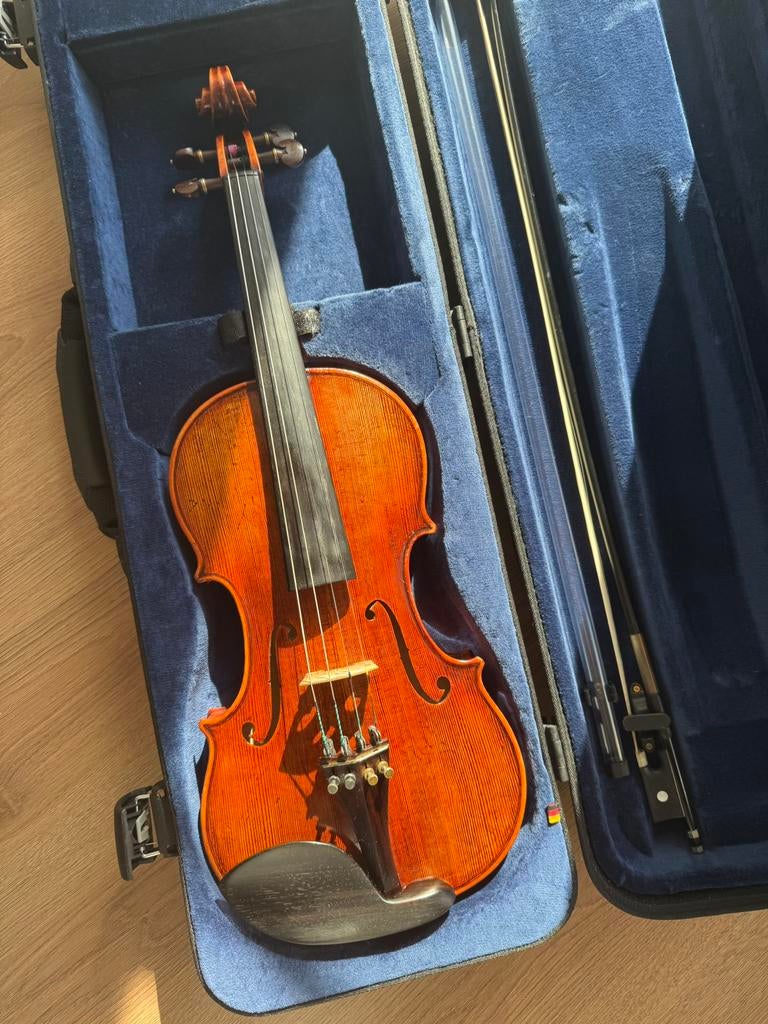 Polish handmade violin 4/4 with official appraisal documents, Muziek en Instrumenten, Strijkinstrumenten | Violen en Altviolen