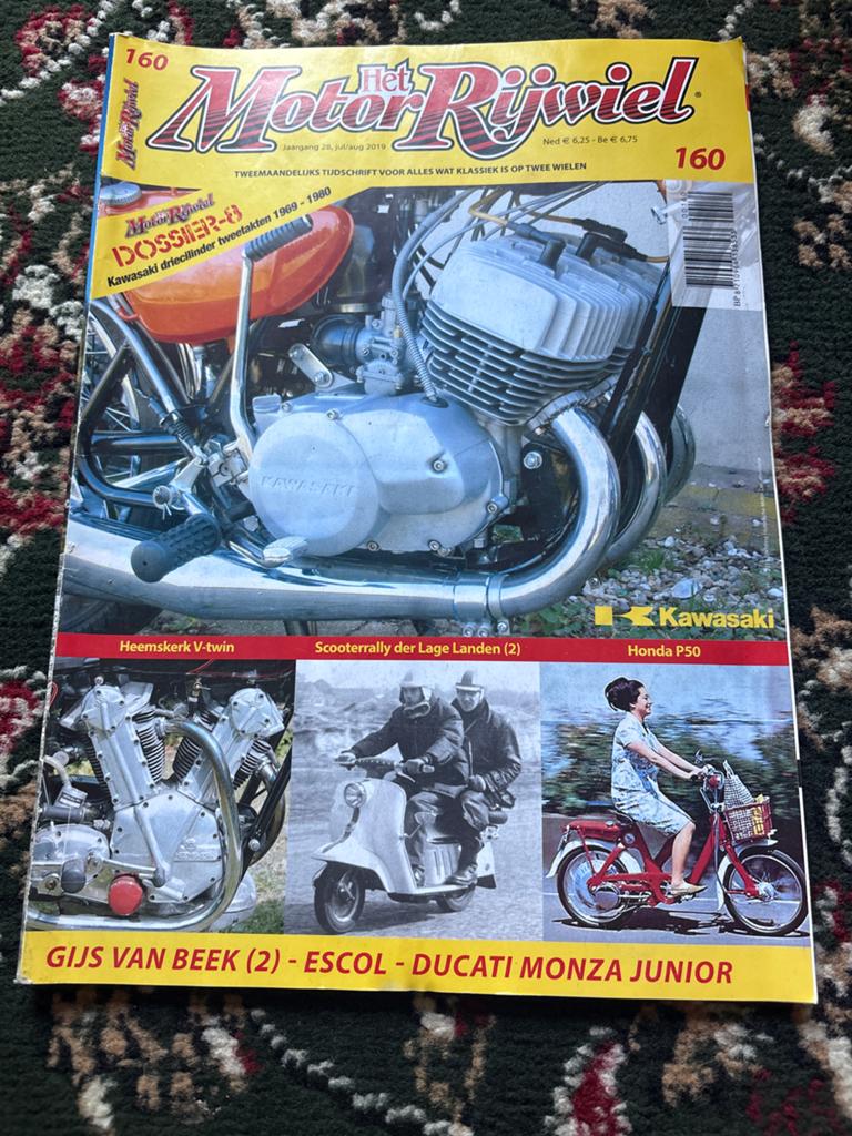 Het Motor Rijwiel - Juli 2019 - Kawasaki, Honda, Moto Guzzi, Ophalen of Verzenden, Gelezen, Algemeen