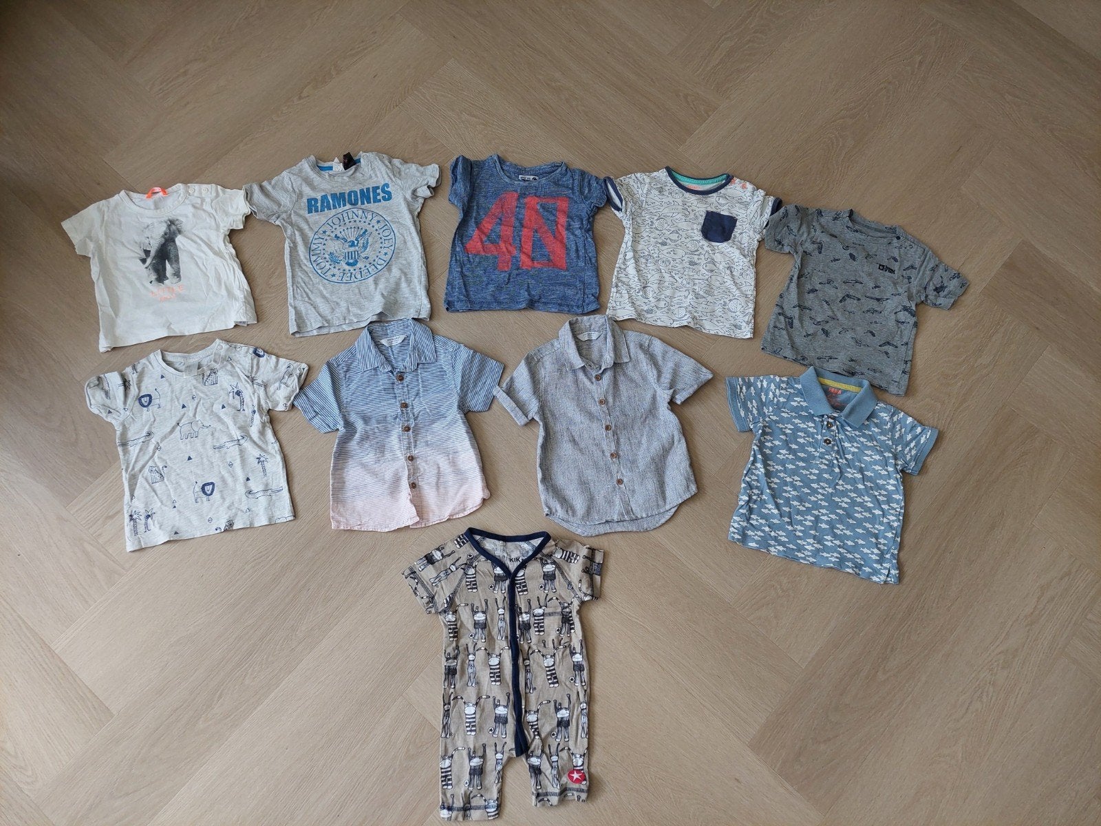 Zomer pakket t-shirts, maat 80/86, Ophalen of Verzenden, Maat 80