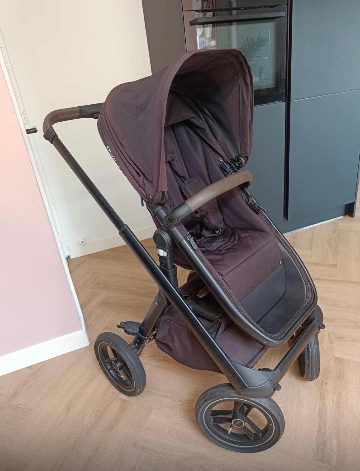 Complete Dubatti (zwarte) kinderwagen, Kinderen en Baby's, Kinderwagens en Combinaties, Ophalen, Gebruikt, Overige merken