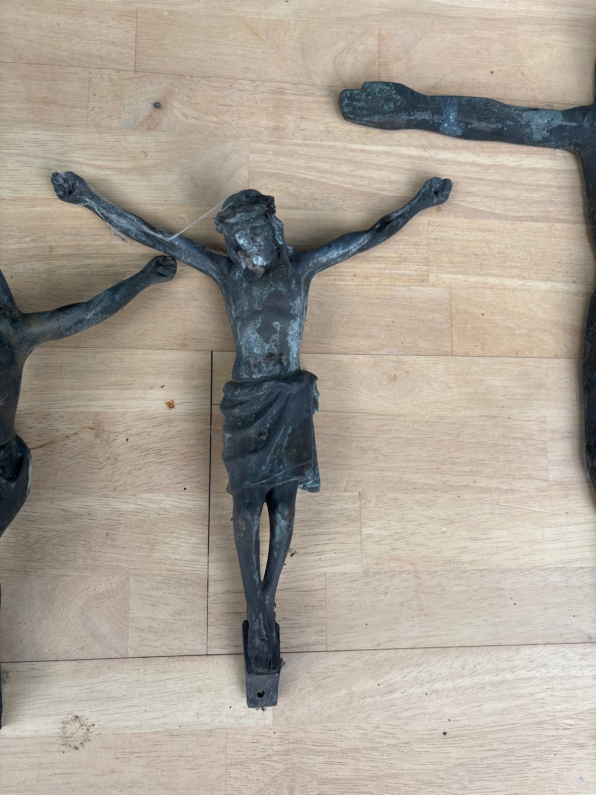 Gietijzeren Christusbeelden voor Kruisbeeld - Diverse Maten, Ophalen of Verzenden