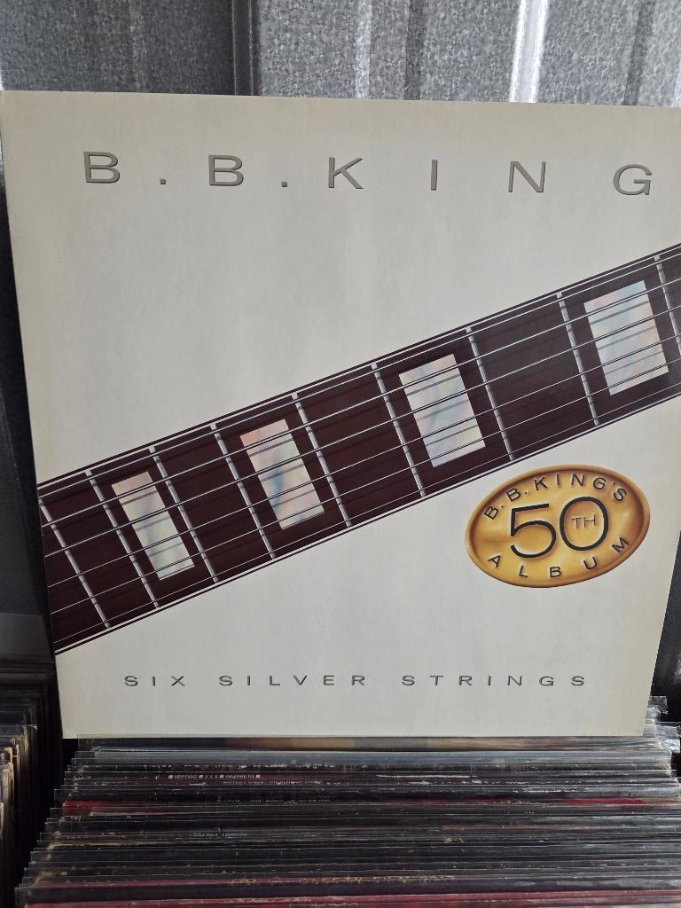 Blues lp B.B. KING: SIX SILVER STRINGS, Gebruikt, Ophalen of Verzenden, Originele persing, 12 inch