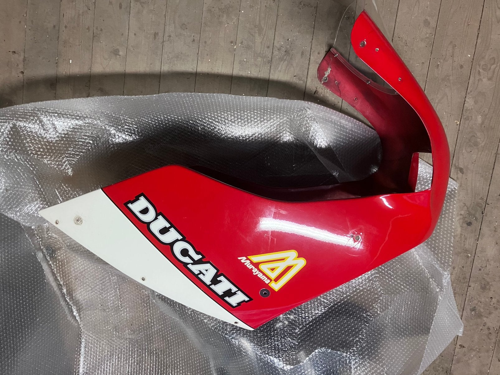 Ducati F1 750 kuip, Ophalen, Gebruikt