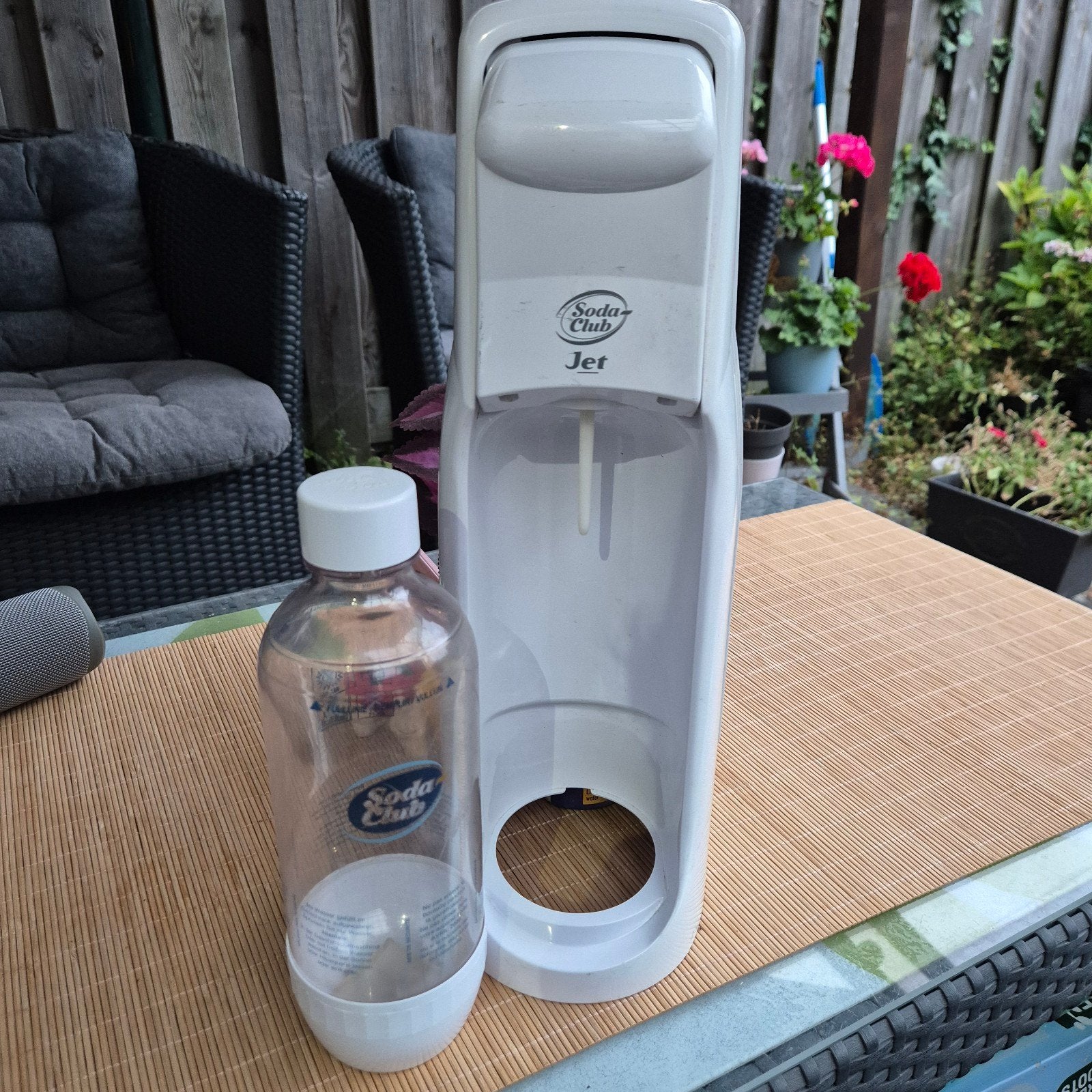 Soda Club Jet met originele gasfles, Ophalen of Verzenden, Gebruikt
